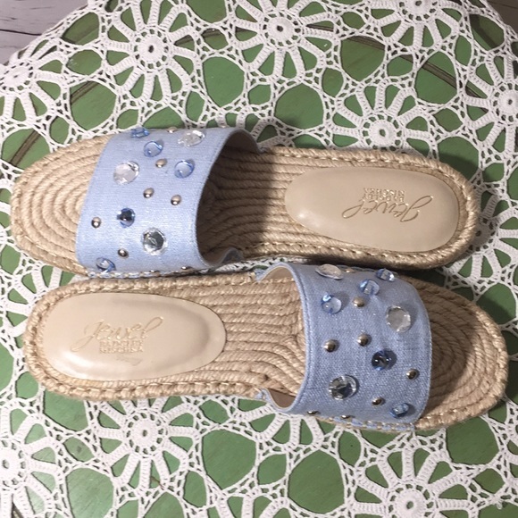 NWOB Badgley Mischka Embellished Sandals - Picture 2 of 9